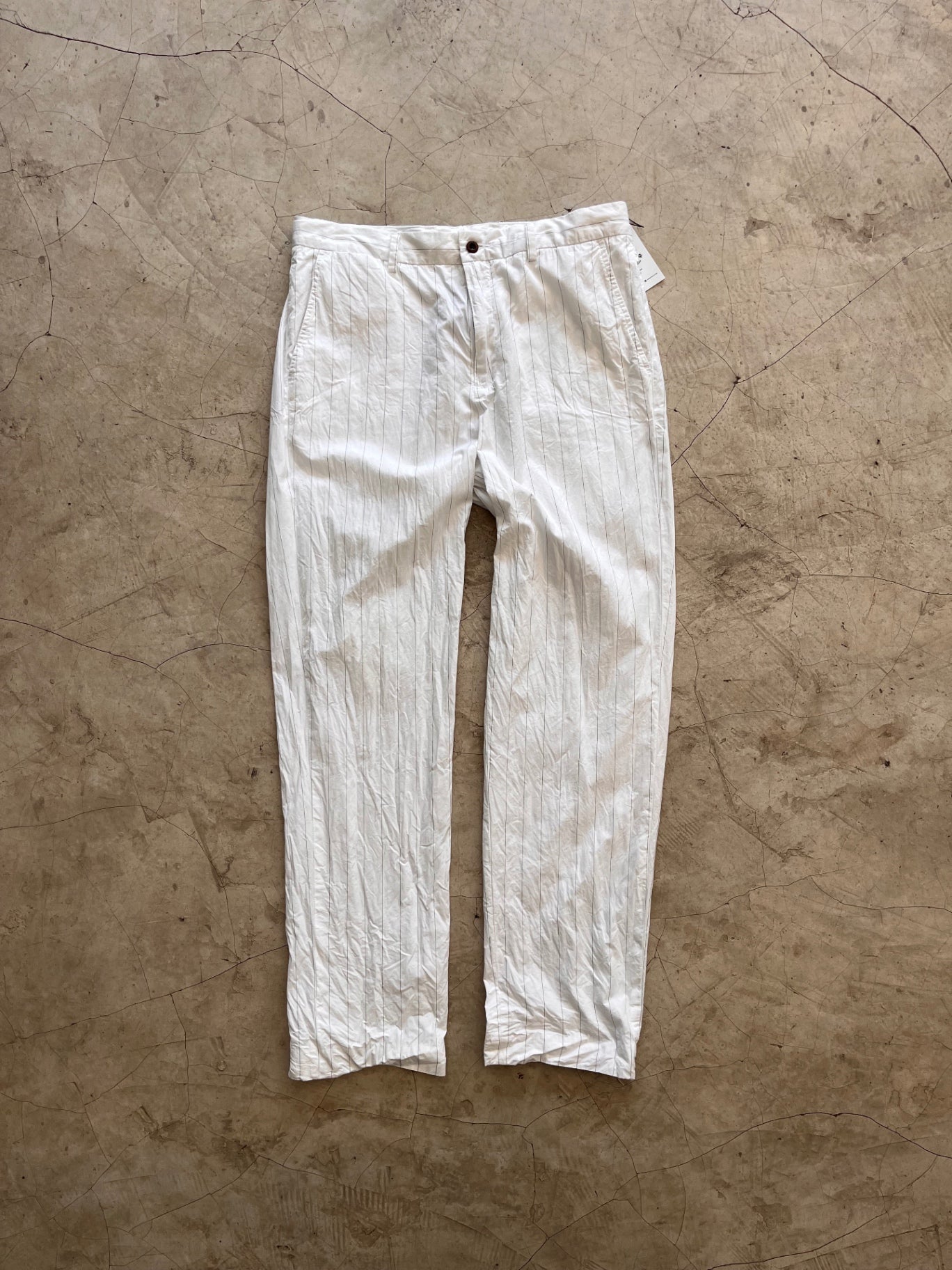 Polo Ralph Lauren Striped White Pants
