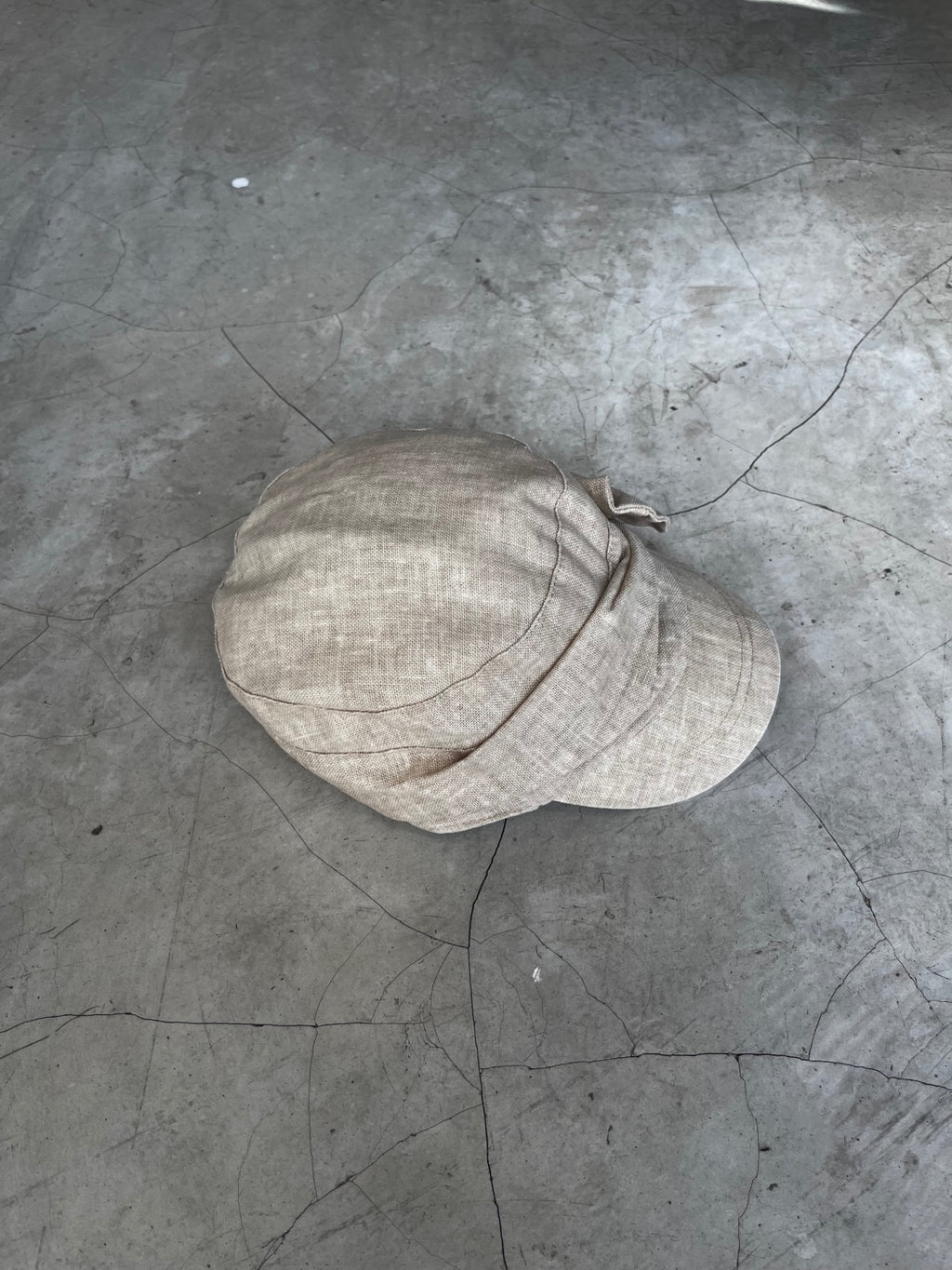 Beige Bow Cap