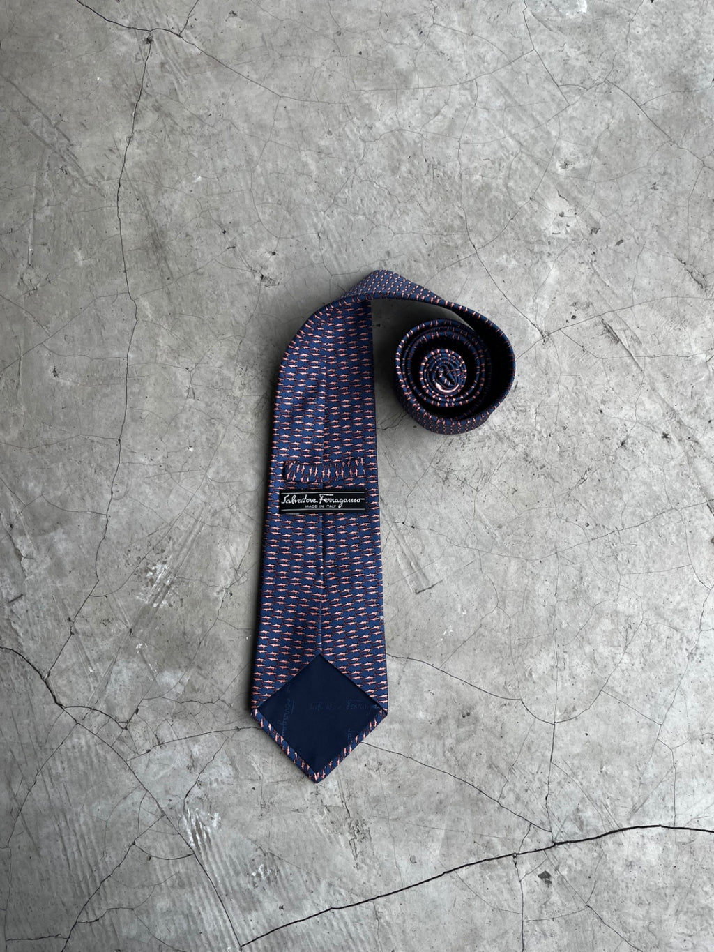 Salvadore Ferragamo Fish Printed Tie