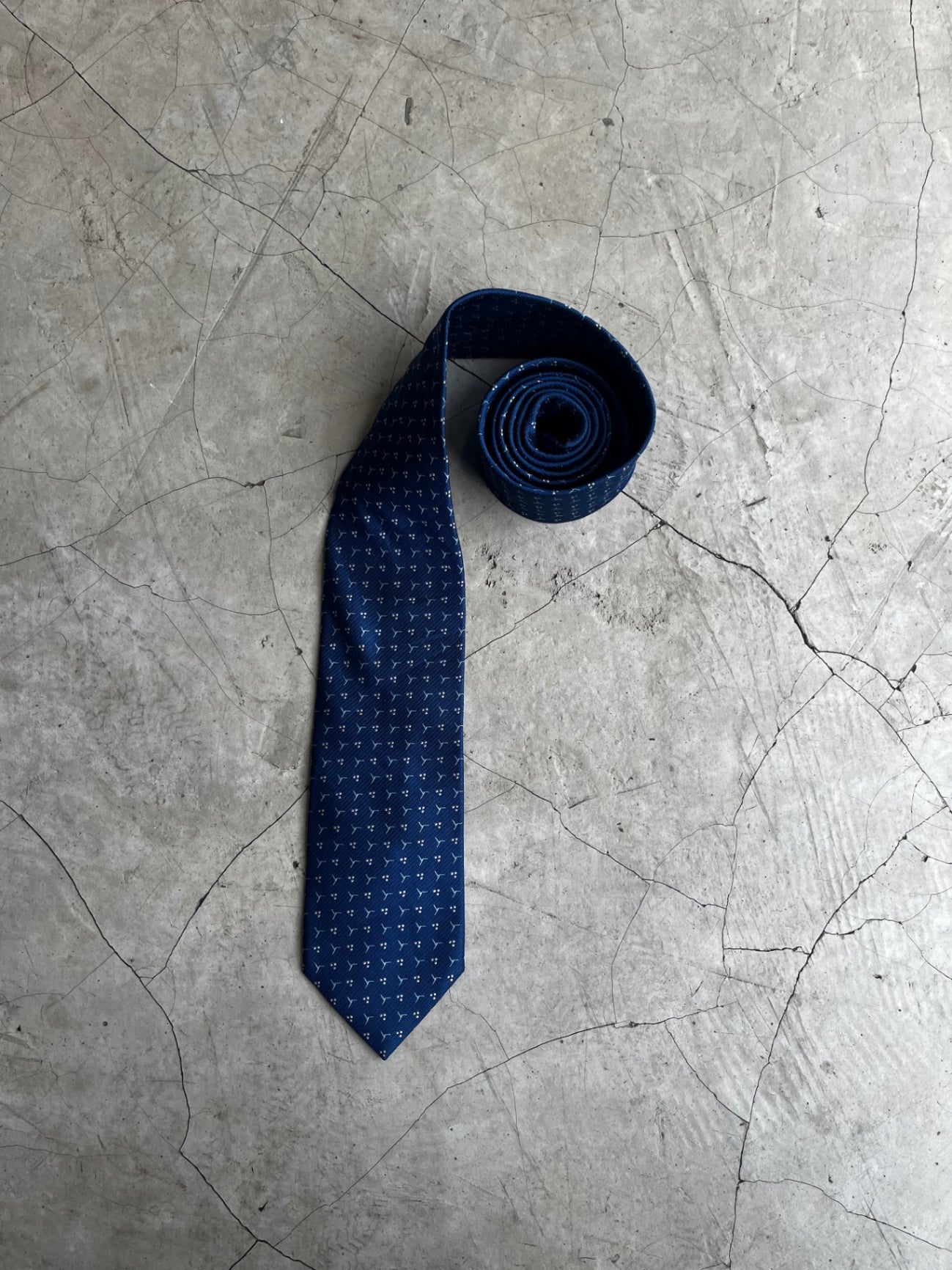 Lanvin Blue Tie