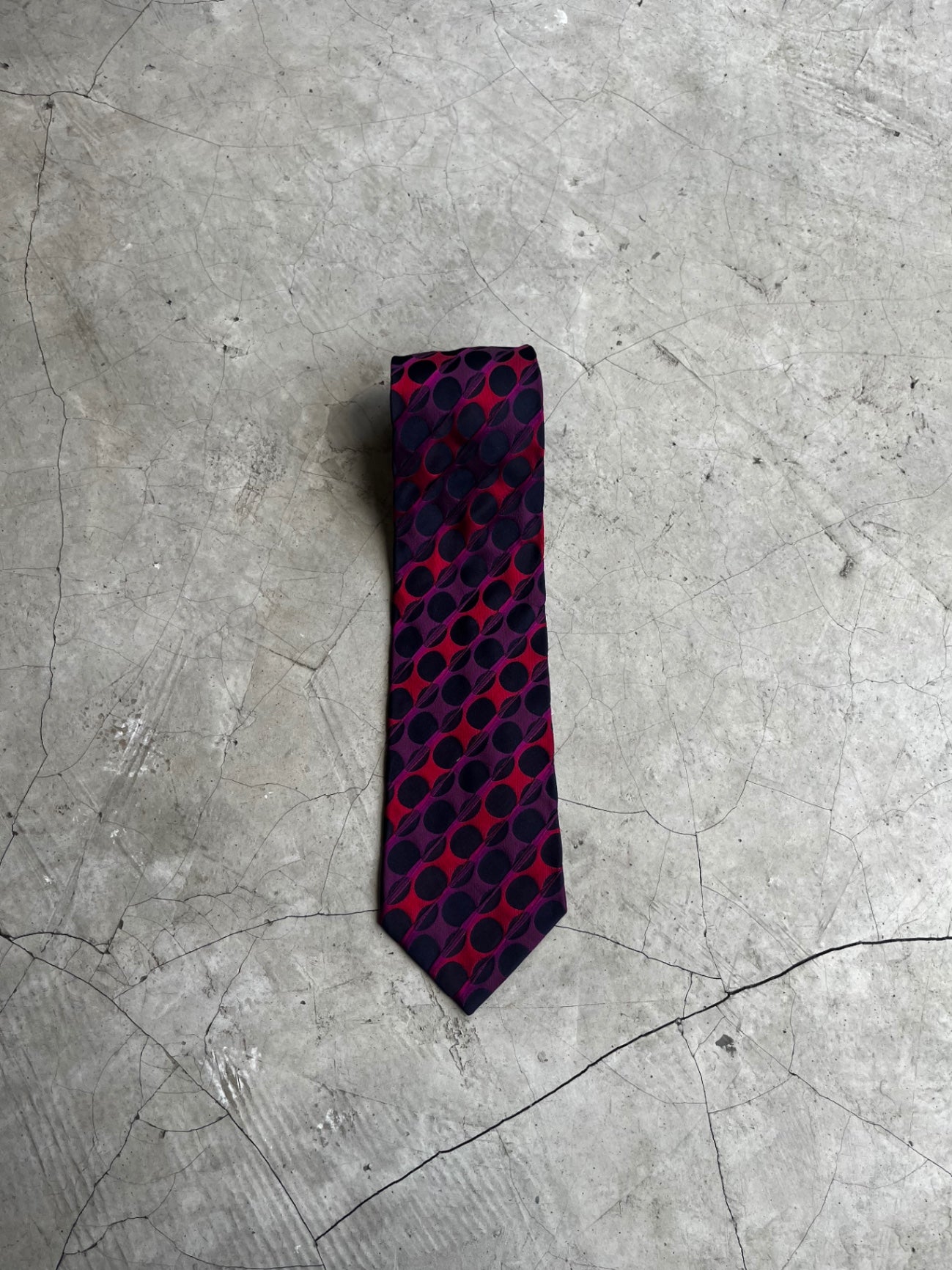 Celine Dots Striped Tie