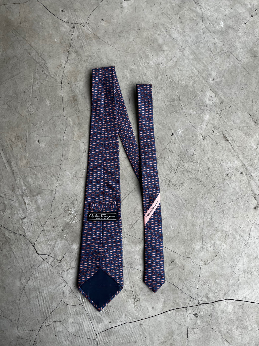 Salvadore Ferragamo Fish Printed Tie