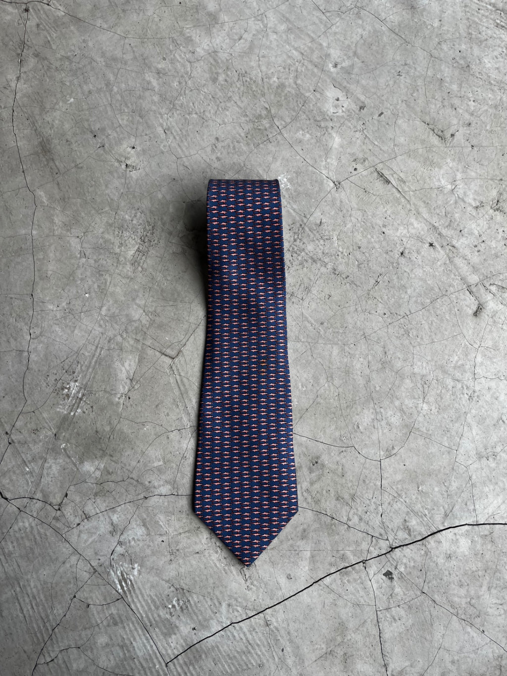 Salvadore Ferragamo Fish Printed Tie