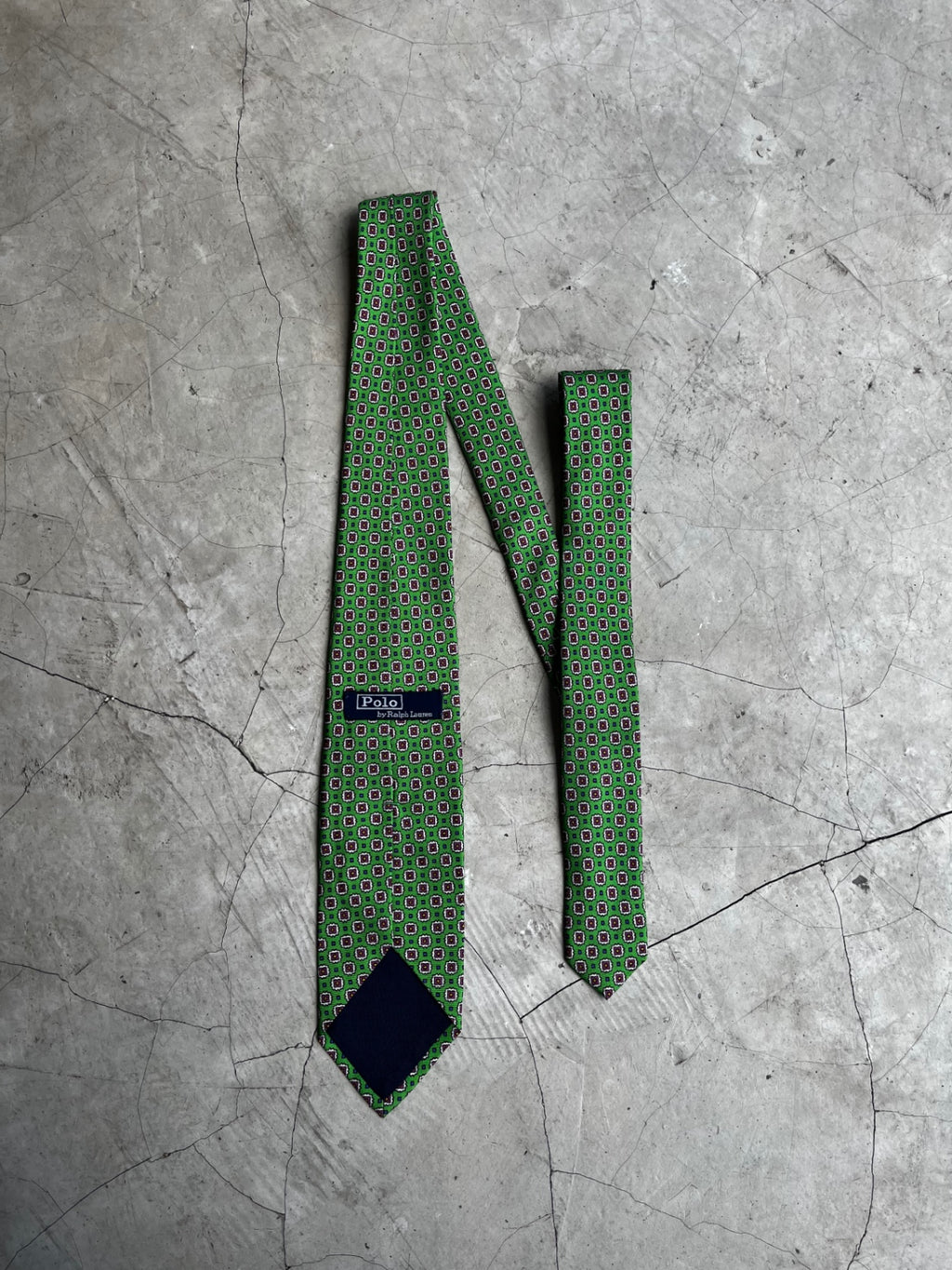 Polo Ralph Lauren Green Square Tie