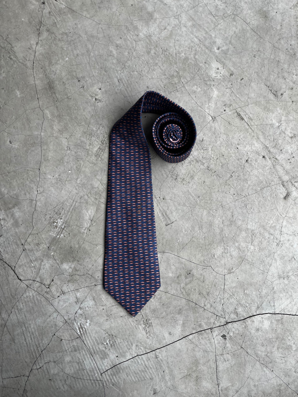 Salvadore Ferragamo Fish Printed Tie