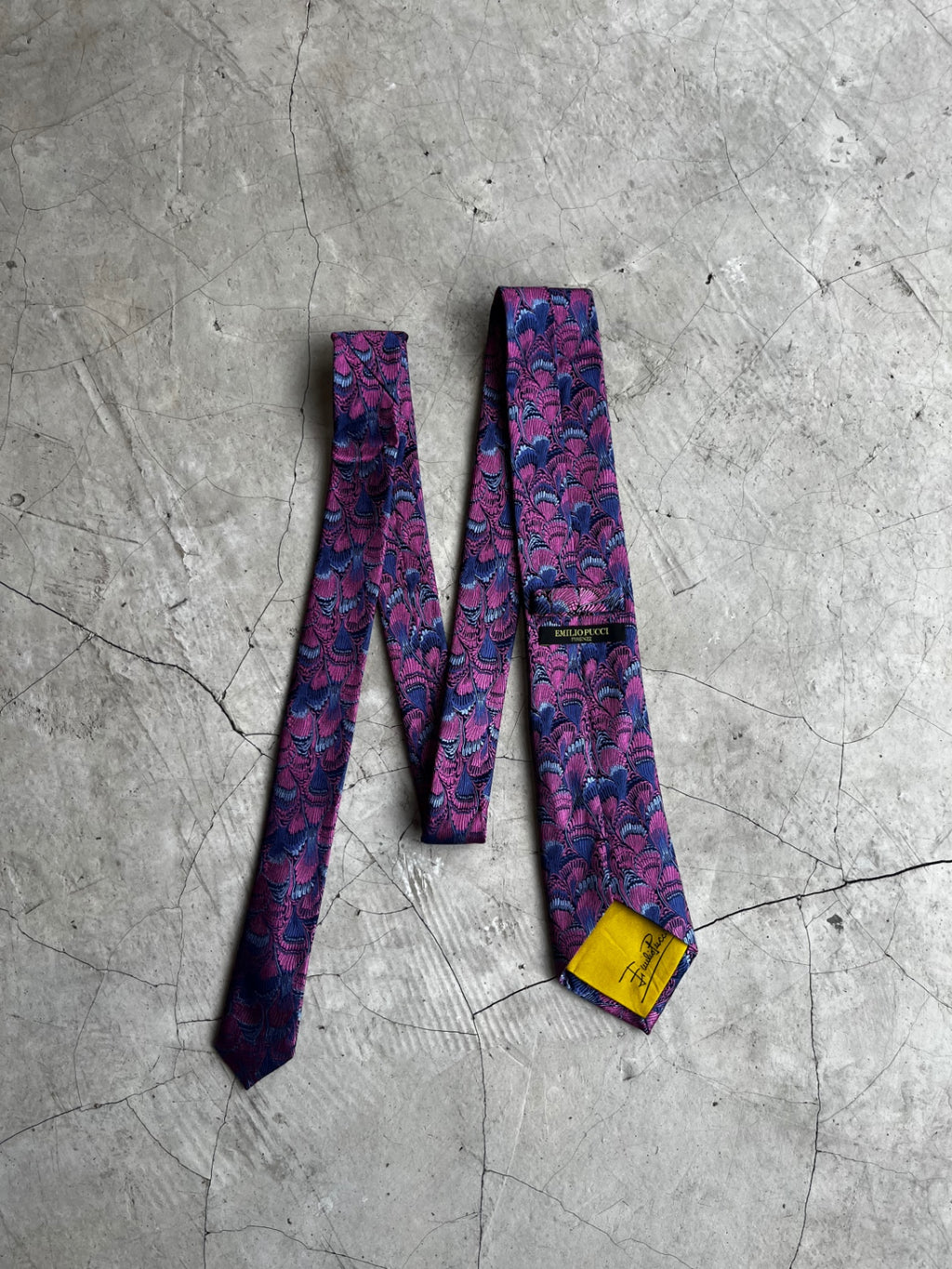 Emilio Pucci Floral SilK Tie