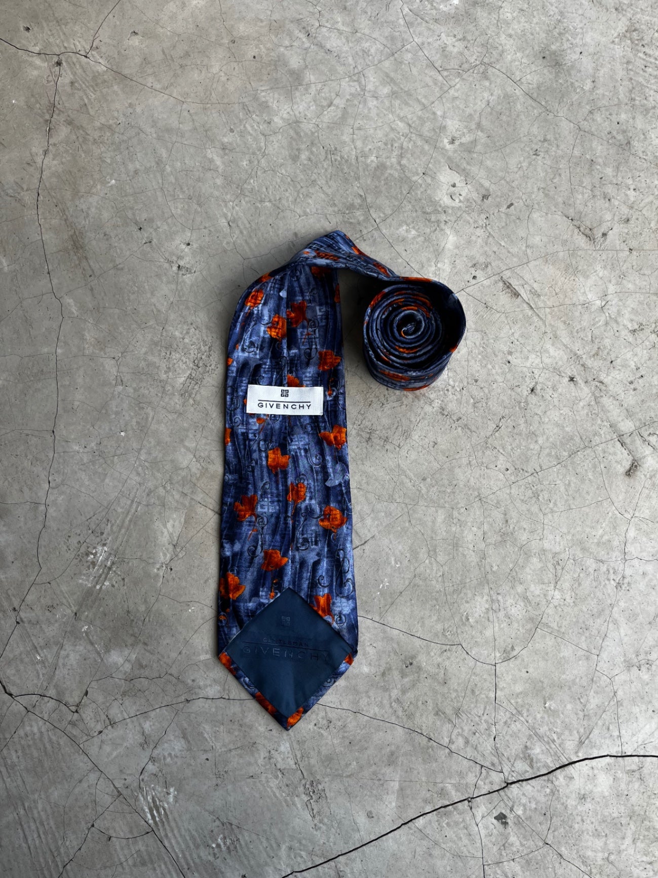 Givenchy Autumn Leaves Printed Tie