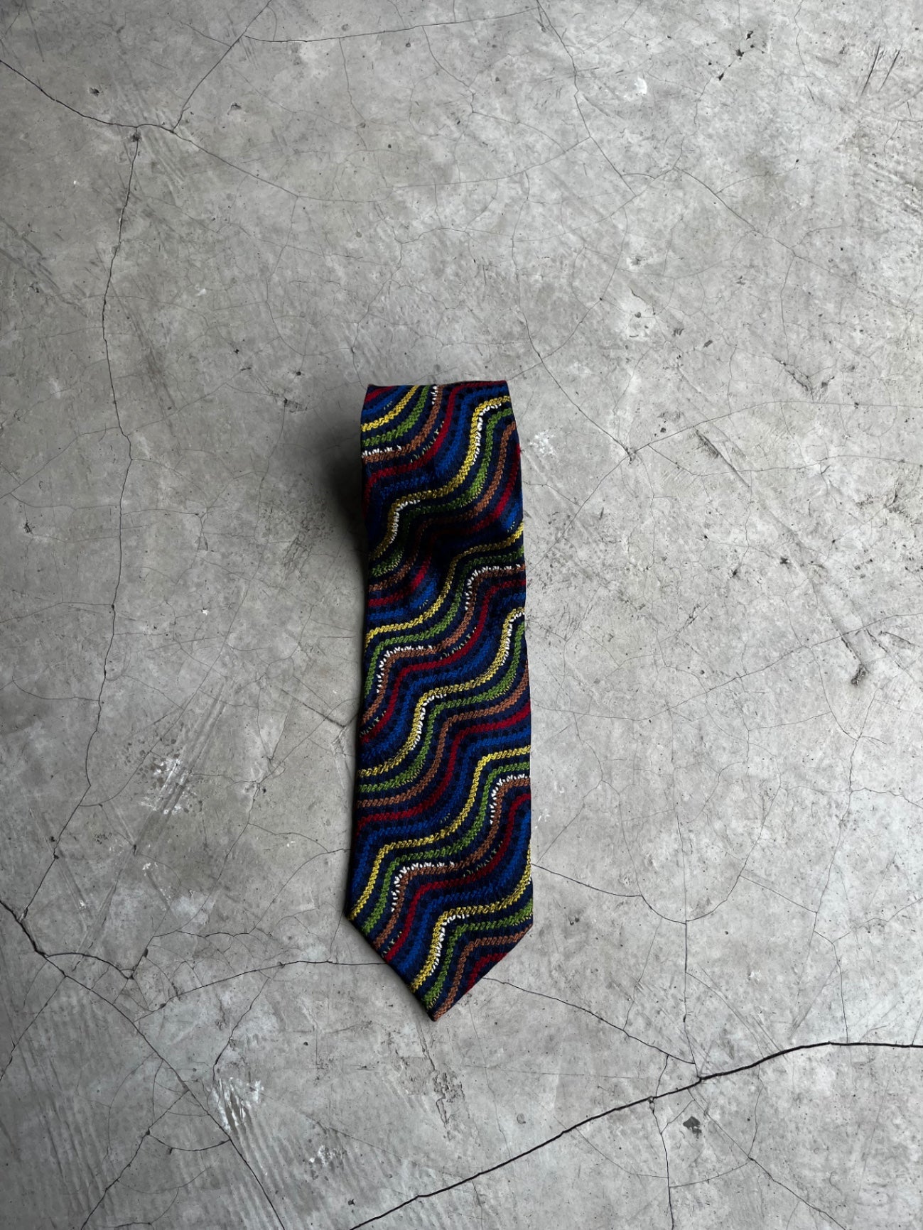 Missoni Cravatte Wavy Striped Tie