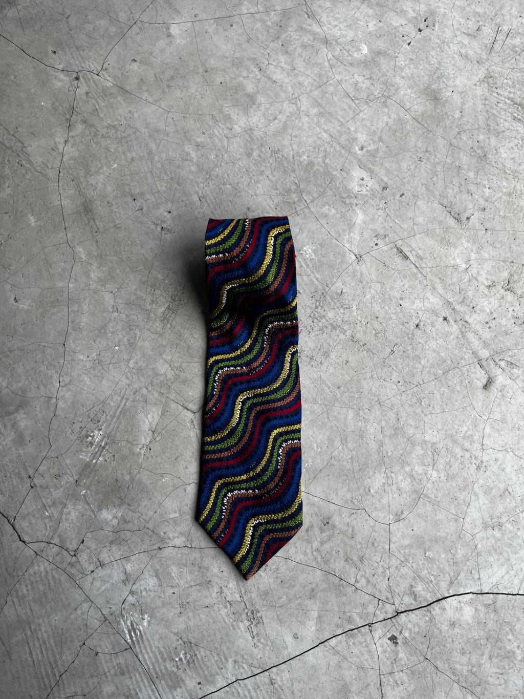Missoni Cravatte Wavy Striped Tie