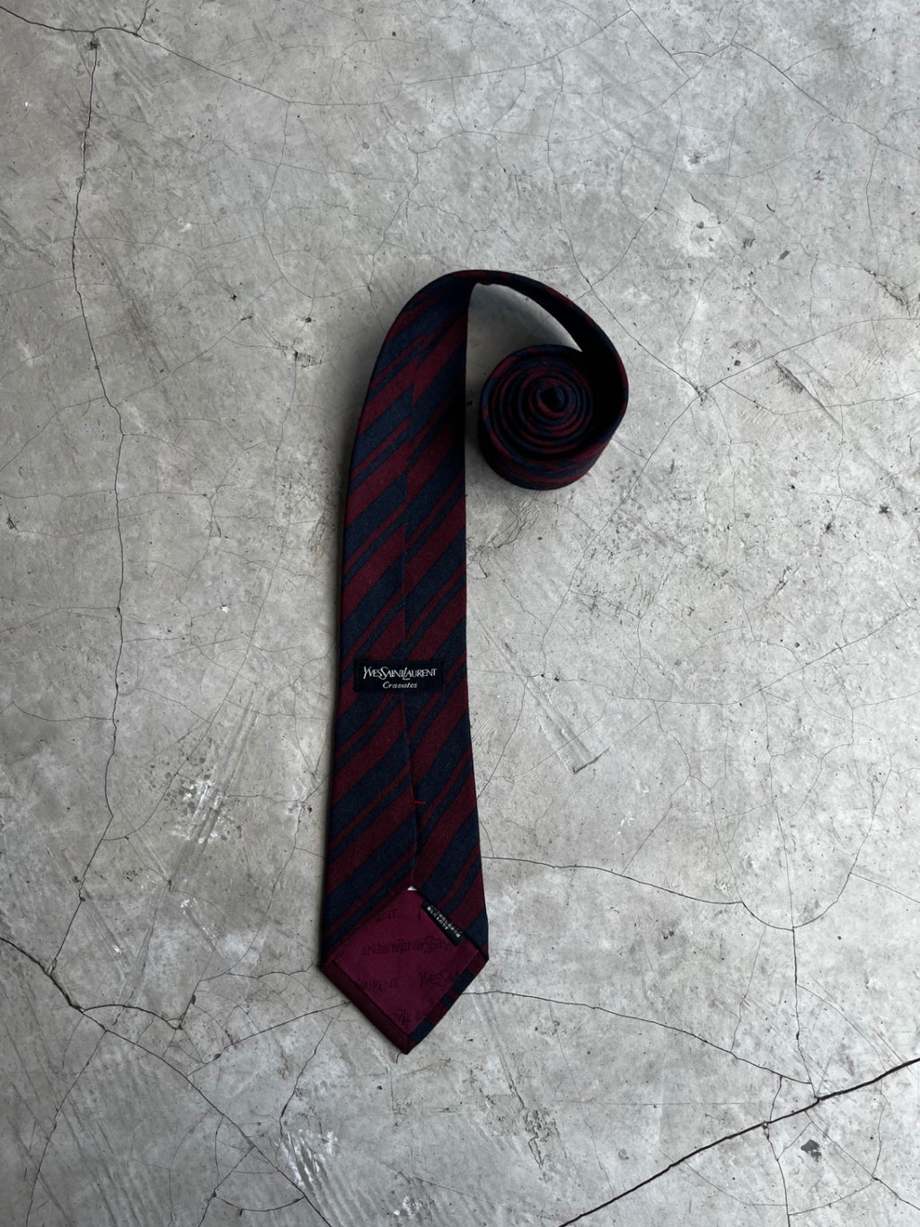 Yves Saint Laurent Striped Tie