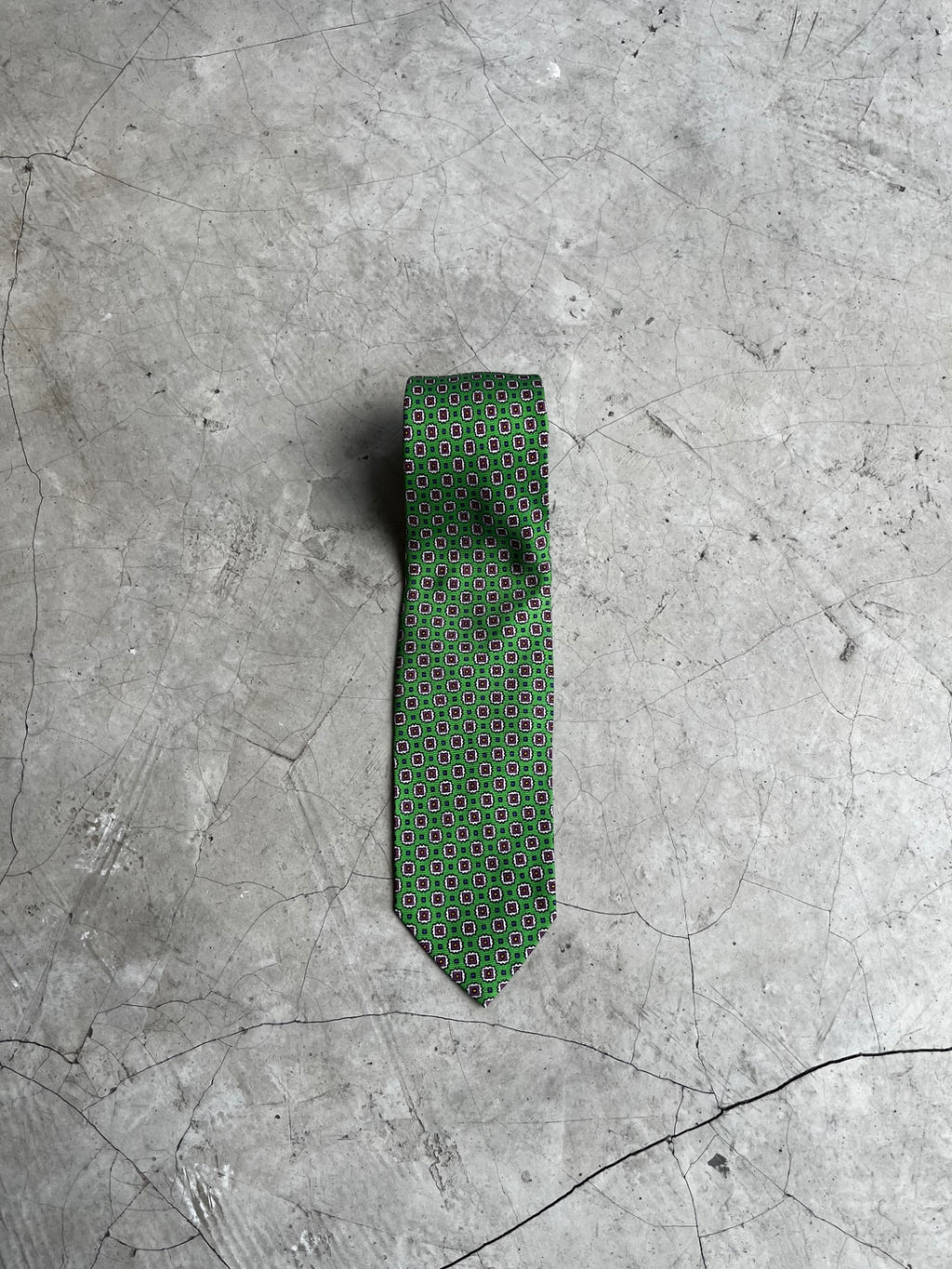 Polo Ralph Lauren Green Square Tie