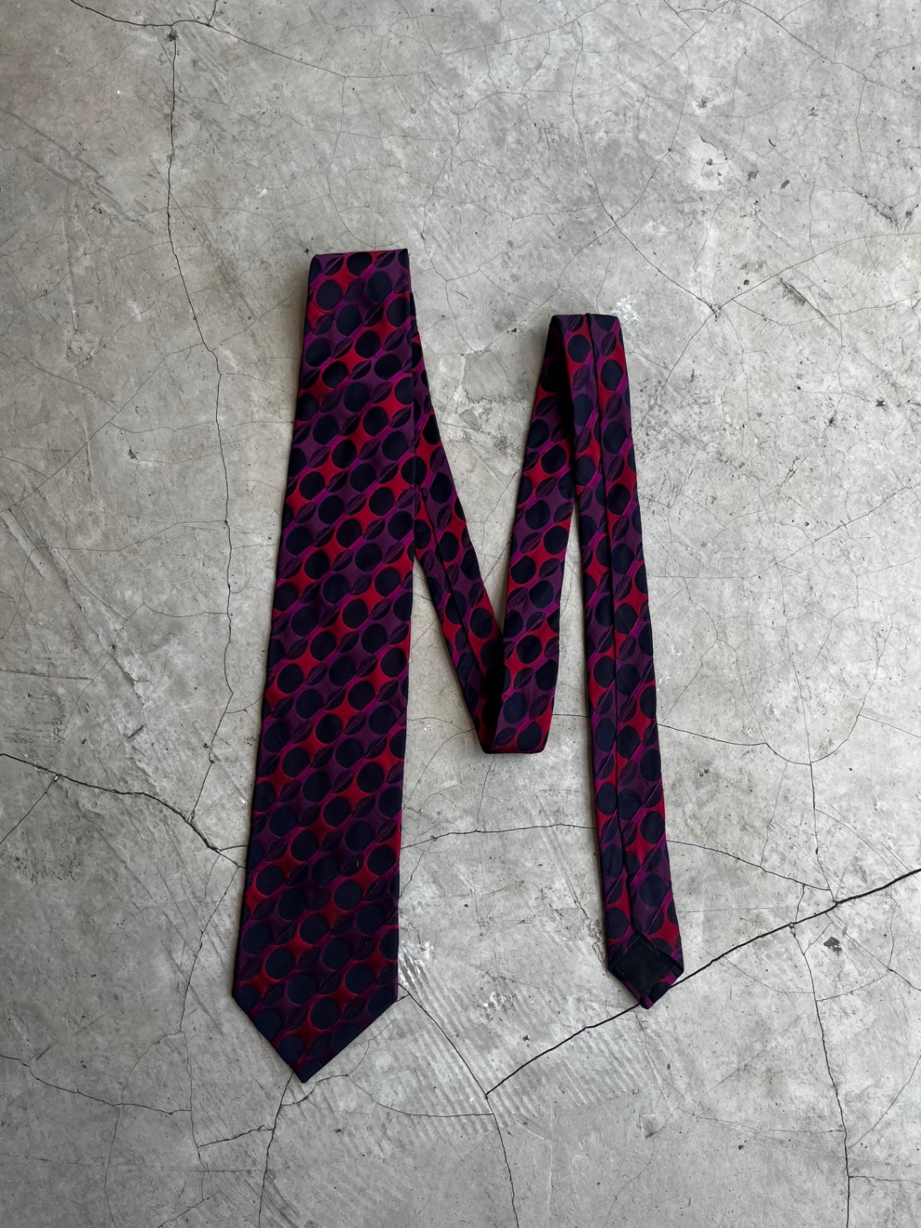 Celine Dots Striped Tie