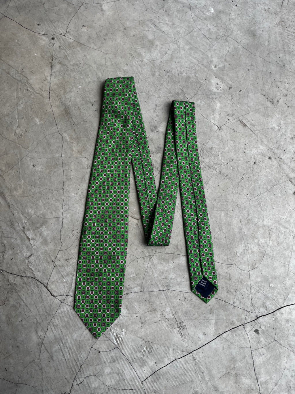Polo Ralph Lauren Green Square Tie