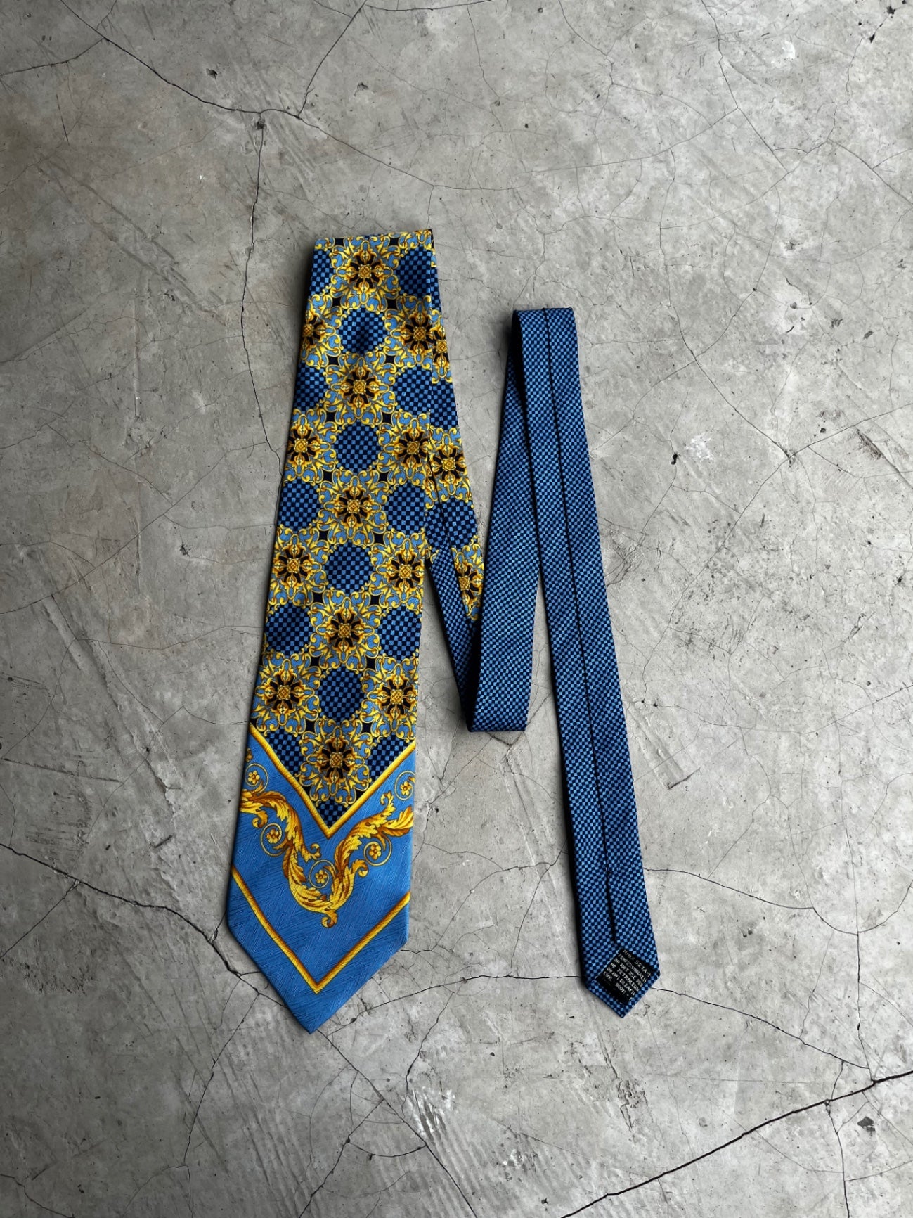 Gianni Versace Printed Silk Tie
