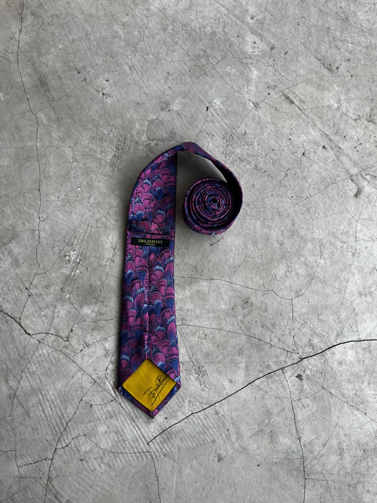 Emilio Pucci Floral SilK Tie