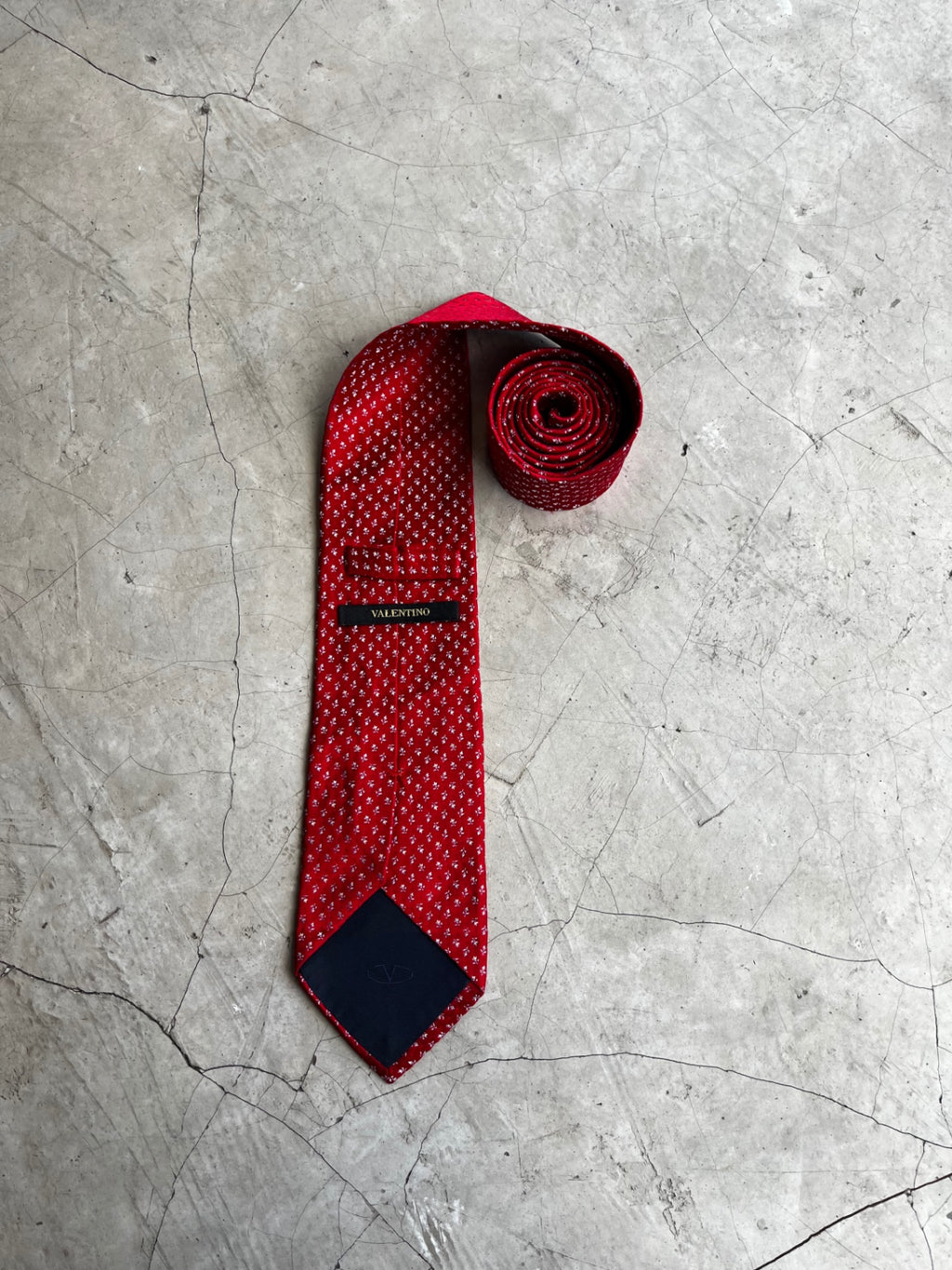 Valentino Cravette Red Tie