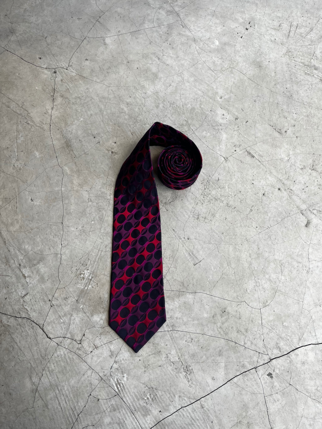 Celine Dots Striped Tie