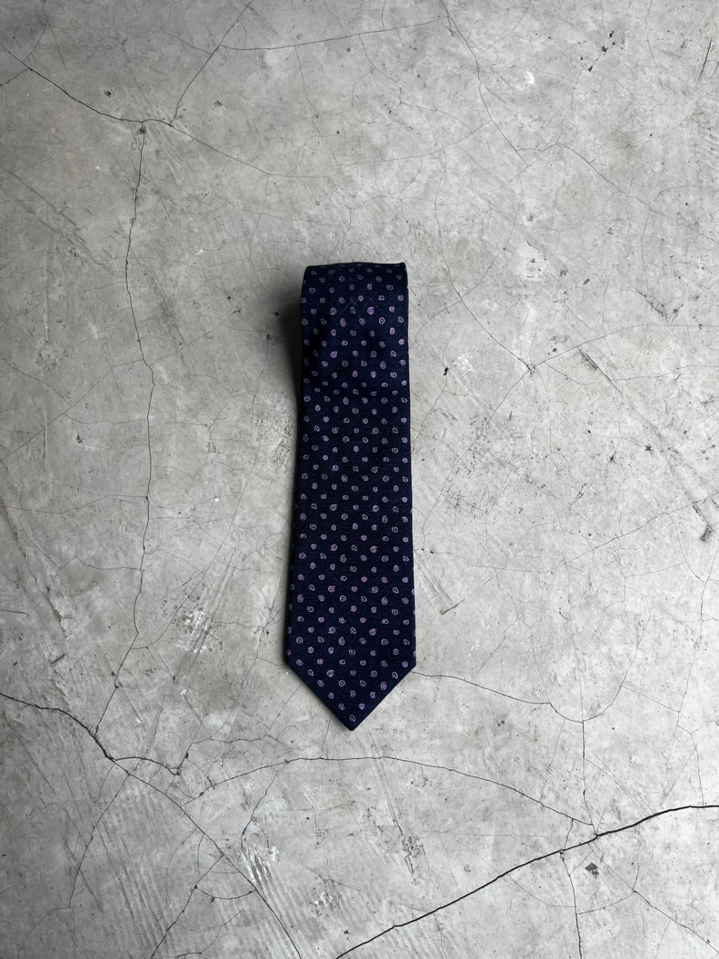 Bulgari Spiral Printed Tie