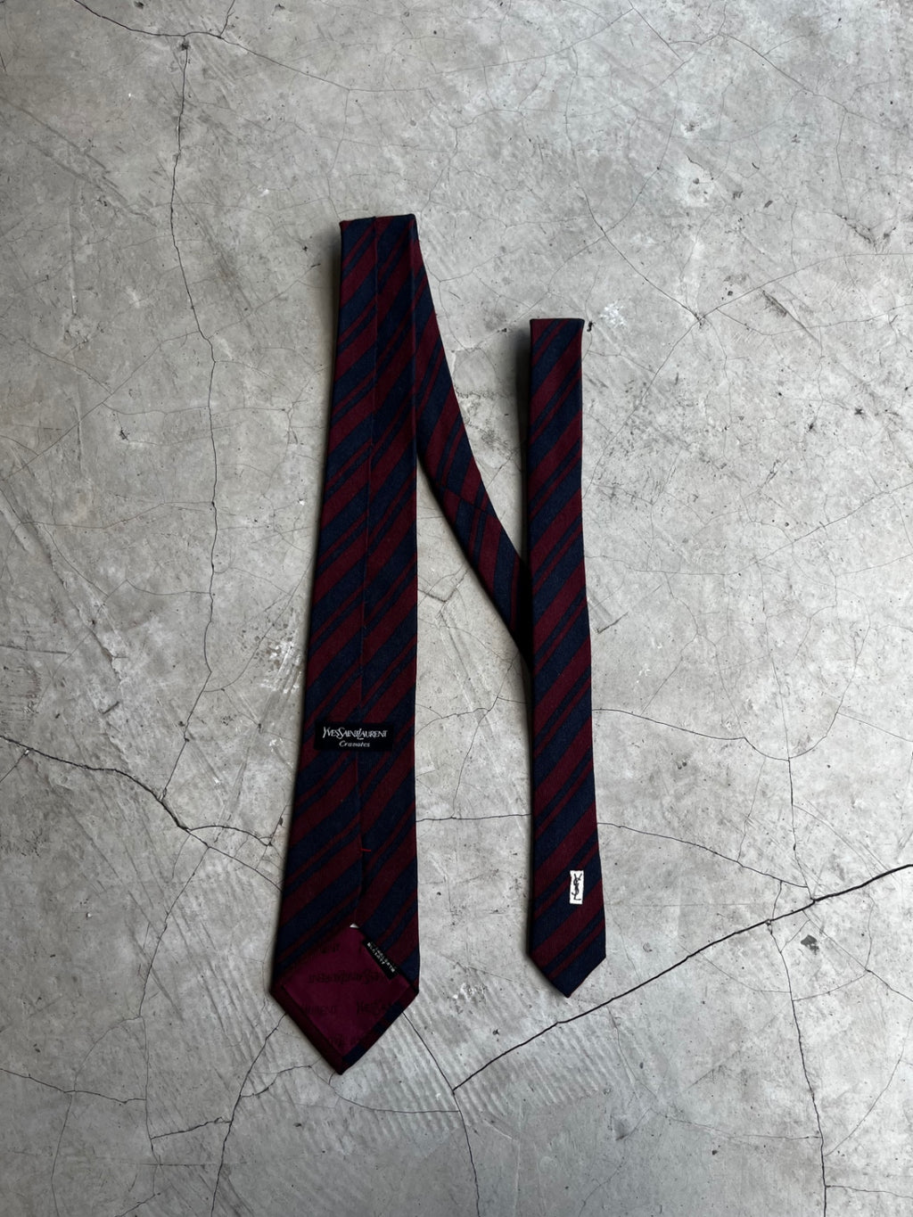 Yves Saint Laurent Striped Tie