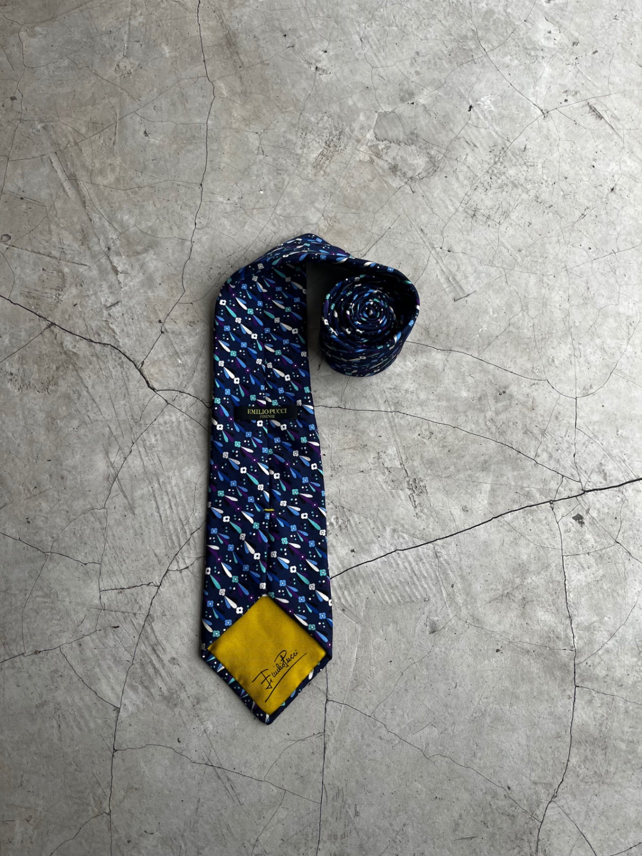 Emilio Pucci Flower Printed Tie