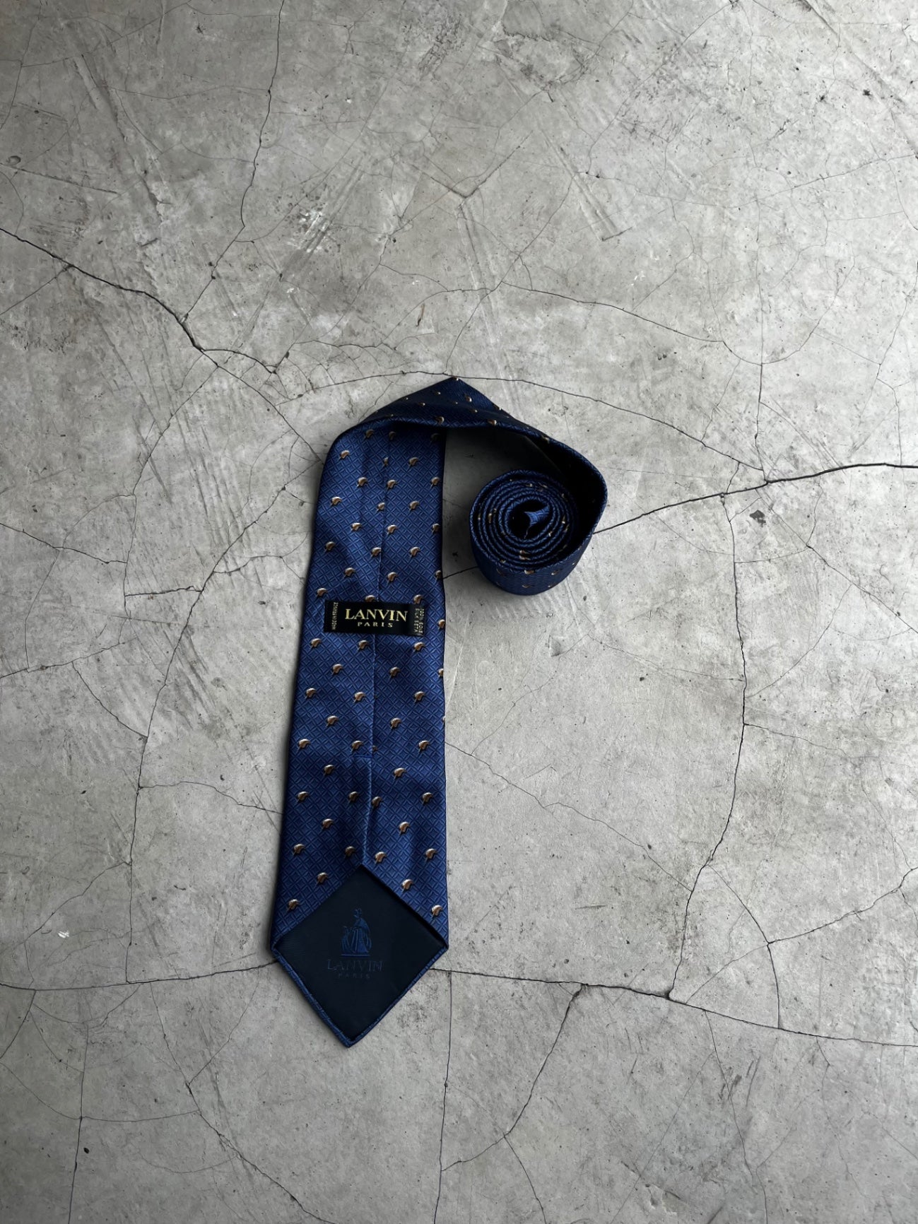 Lanvin Leaves Printed Tie