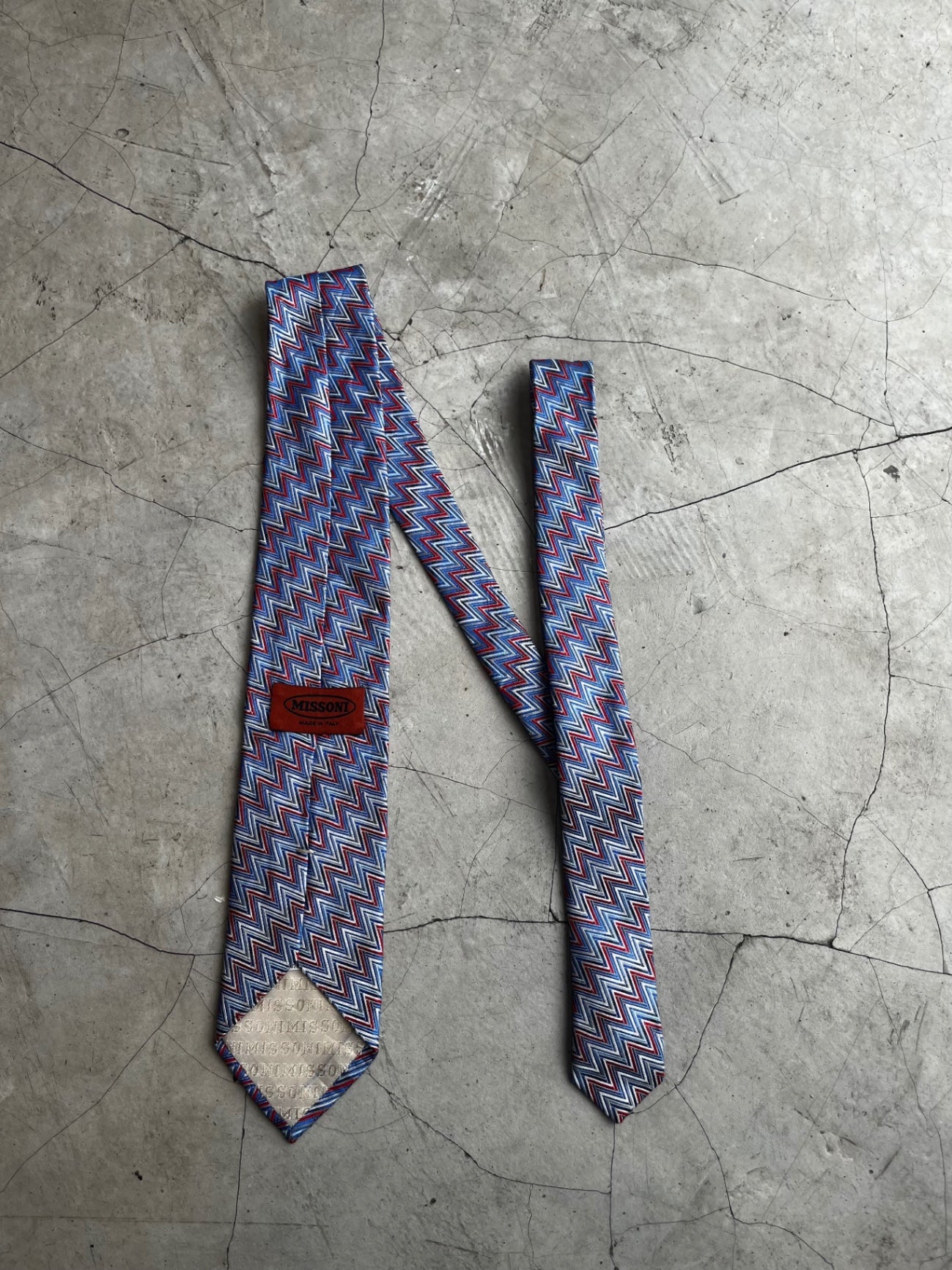 Missoni Zig Zag Printed Tie