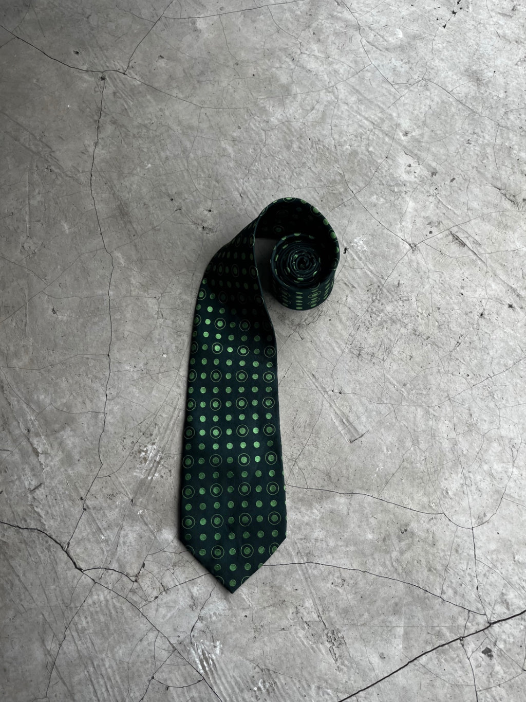 Katherine Hamnett Green Dotted Tie