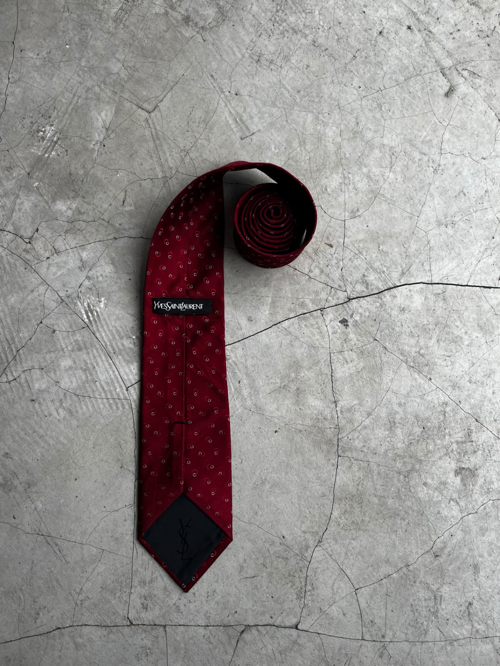 Yves Saint Laurent Dotted Tie