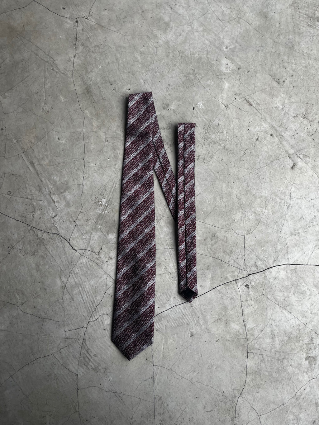 Celine Striped Silk Tie