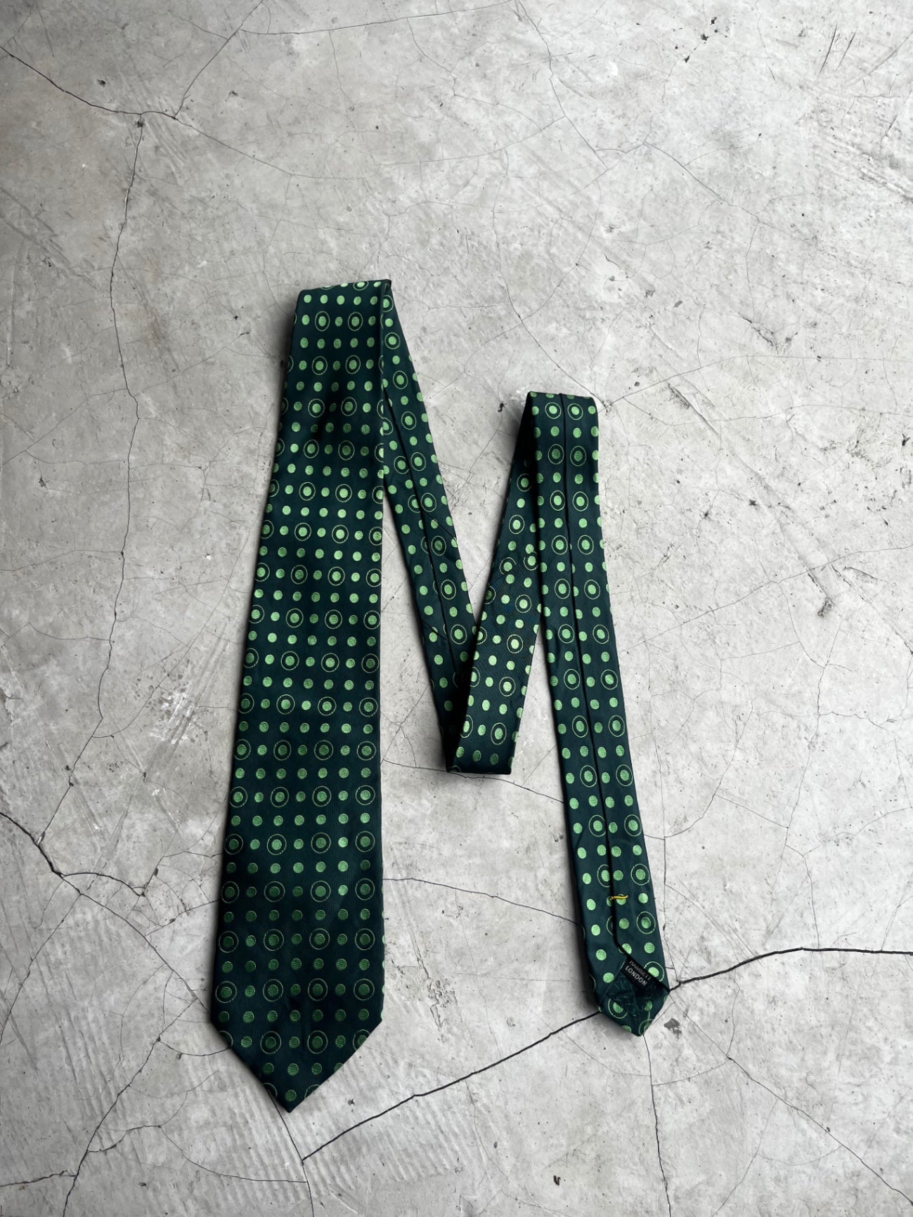 Katherine Hamnett Green Dotted Tie