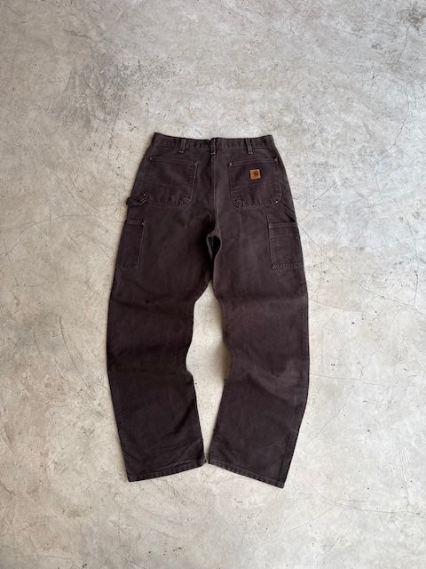 Carhartt Double Knee Brown Work Pants