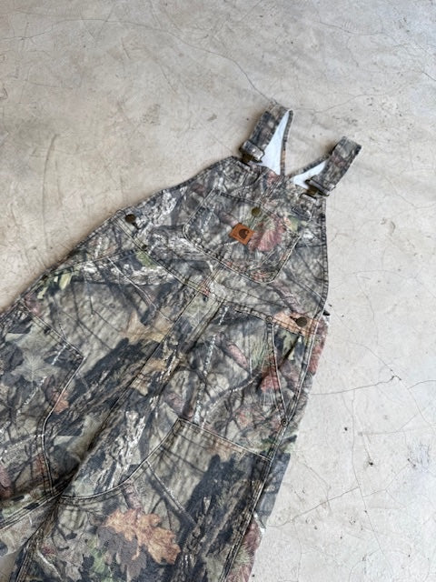 Carhartt Camo Canvas Bib Overalls