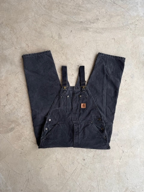 Carhartt Black Double Knee Bib