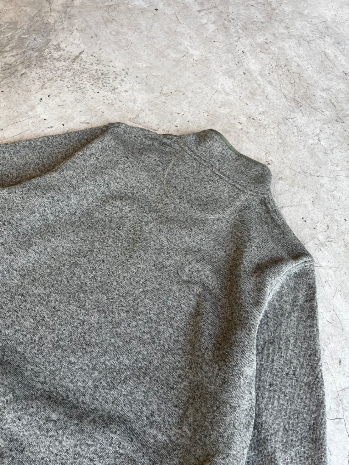 L.L Bean Olive Fleece Pullover