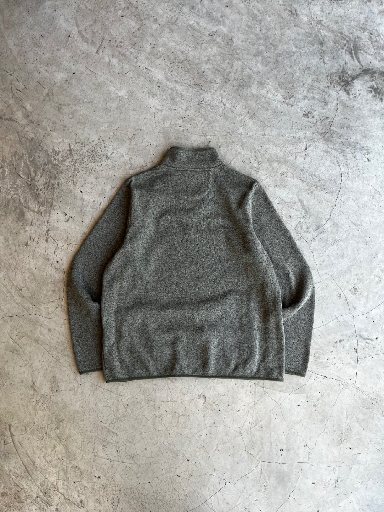 L.L Bean Olive Fleece Pullover