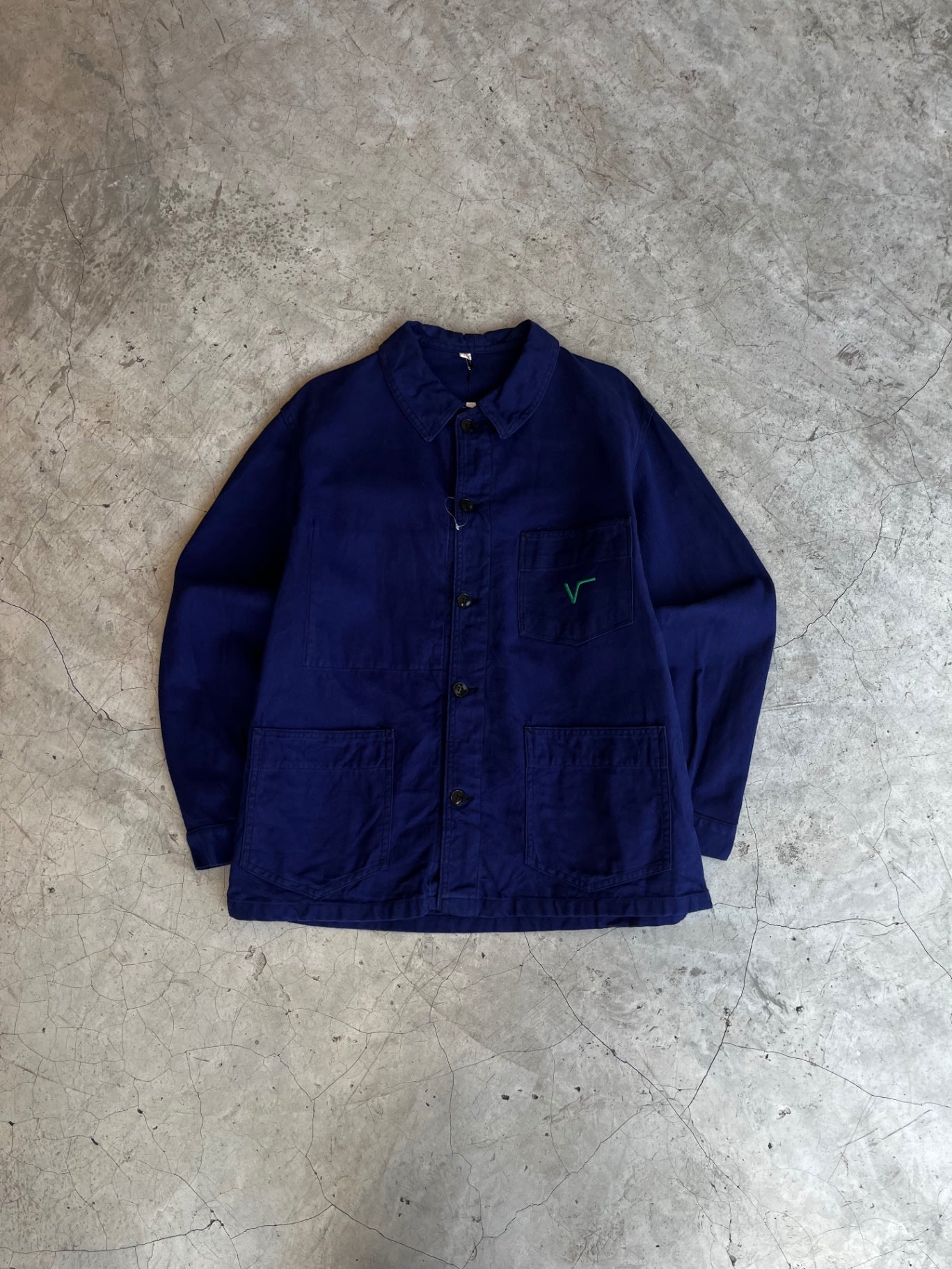 V Blue Chore Jacket