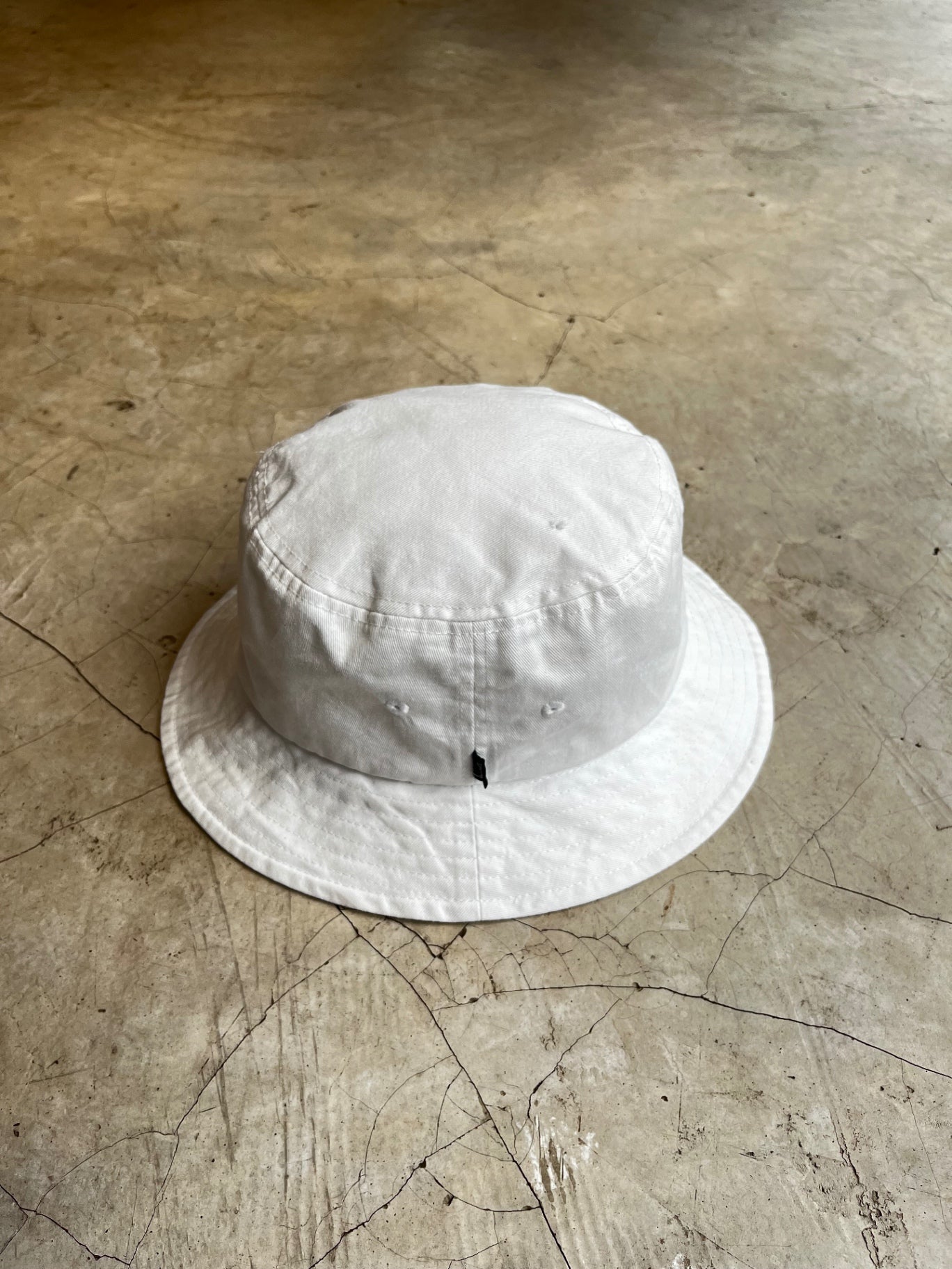 White Stussy Bucket Hat