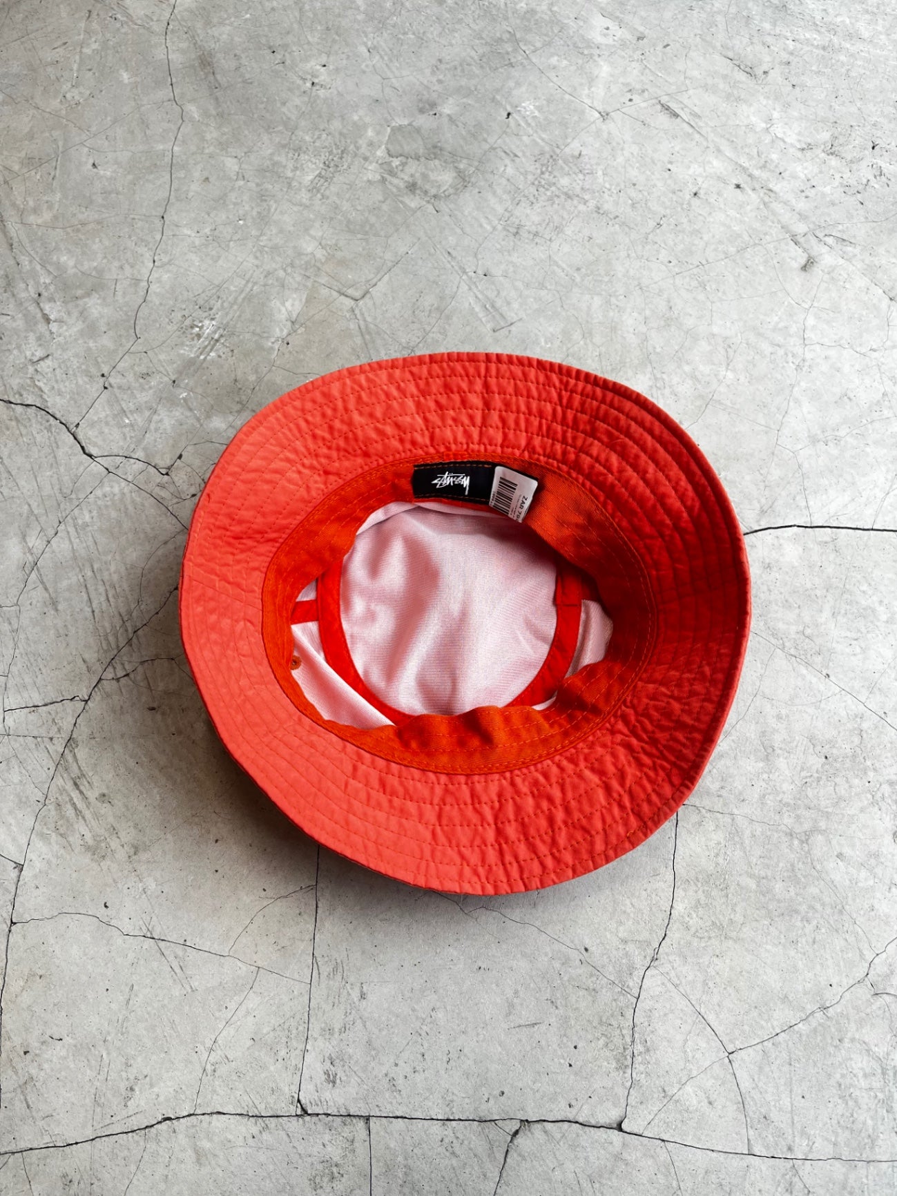 Stussy Orange Bucket Hat