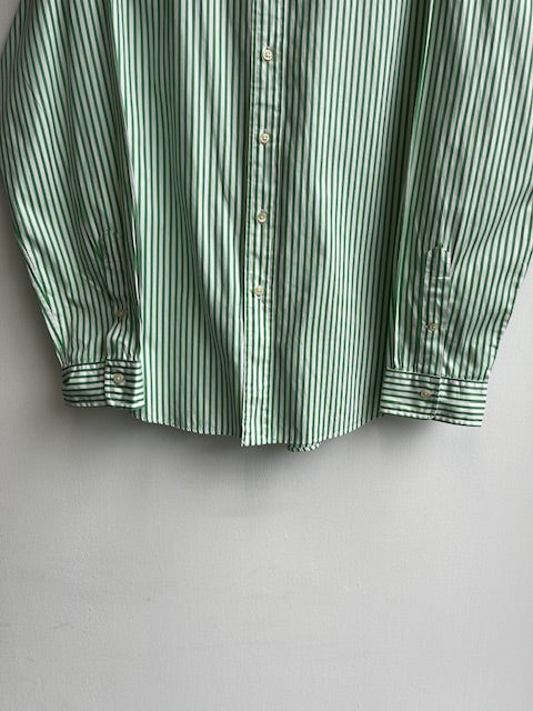 Ralph Lauren Dark Green Striped Shirt