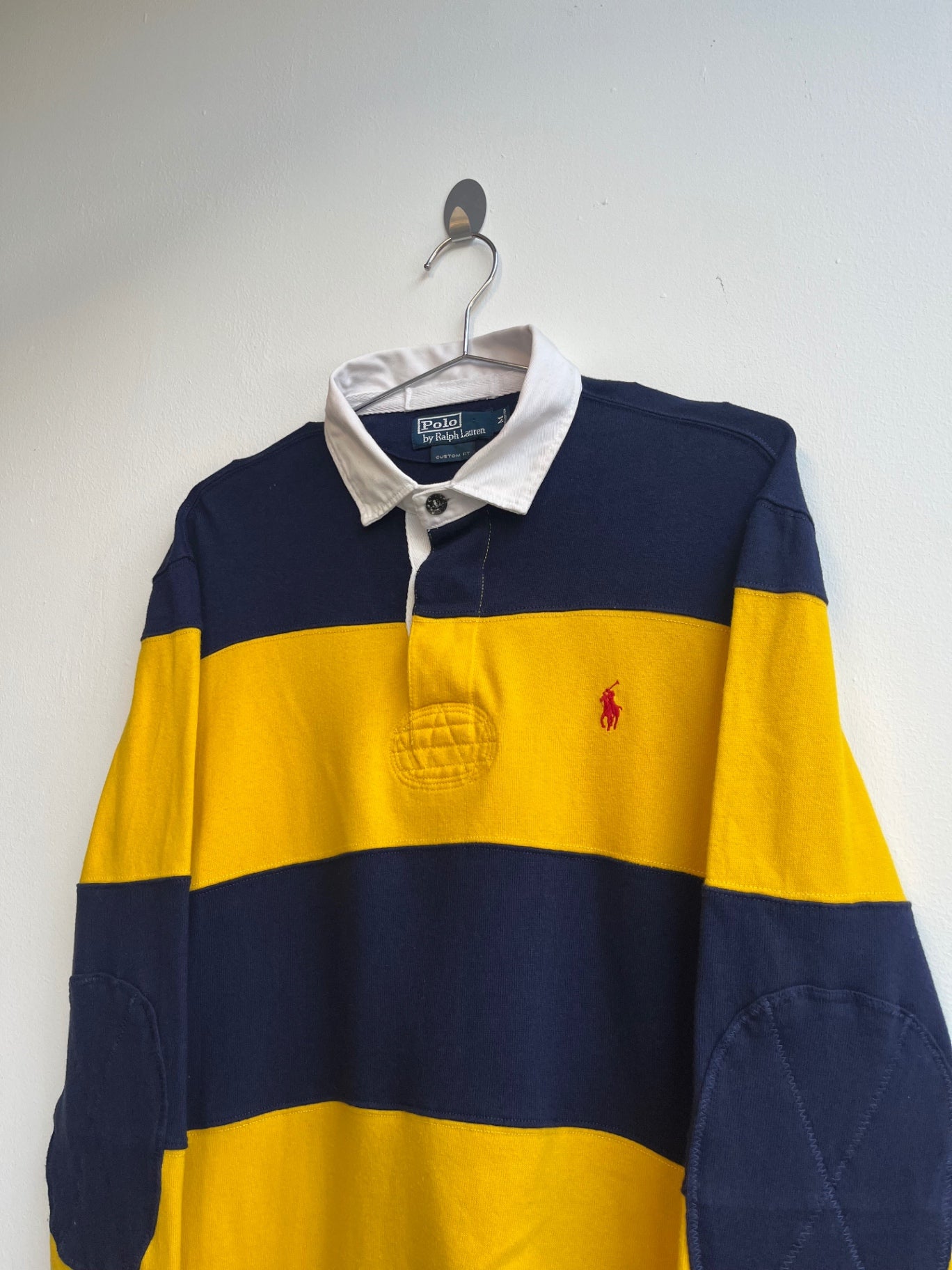 Polo Ralph Lauren Yellow Striped Rugby Shirt