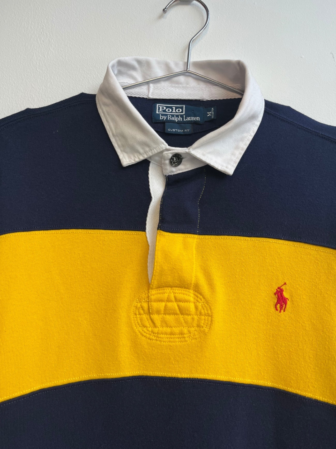 Polo Ralph Lauren Yellow Striped Rugby Shirt