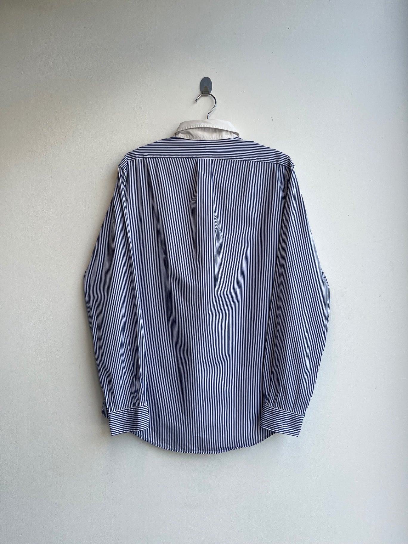 Ralph Lauren Blue Striped Custom Shirt