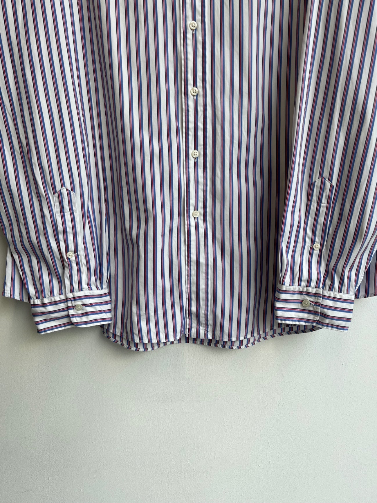 Ralph Lauren Red and Blue Striped Shirt