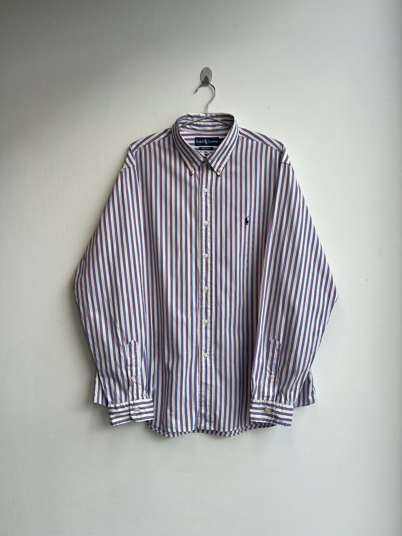 Ralph Lauren Red and Blue Striped Shirt