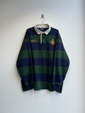 Polo Ralph Lauren Green Striped Rugby Shirt