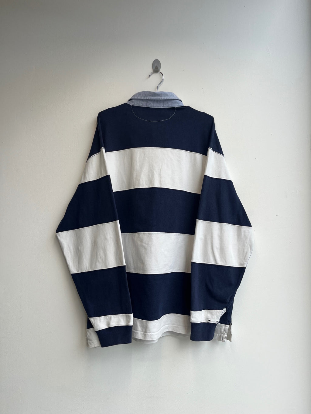 Polo Ralph Lauren Navy and White Rugby Shirt