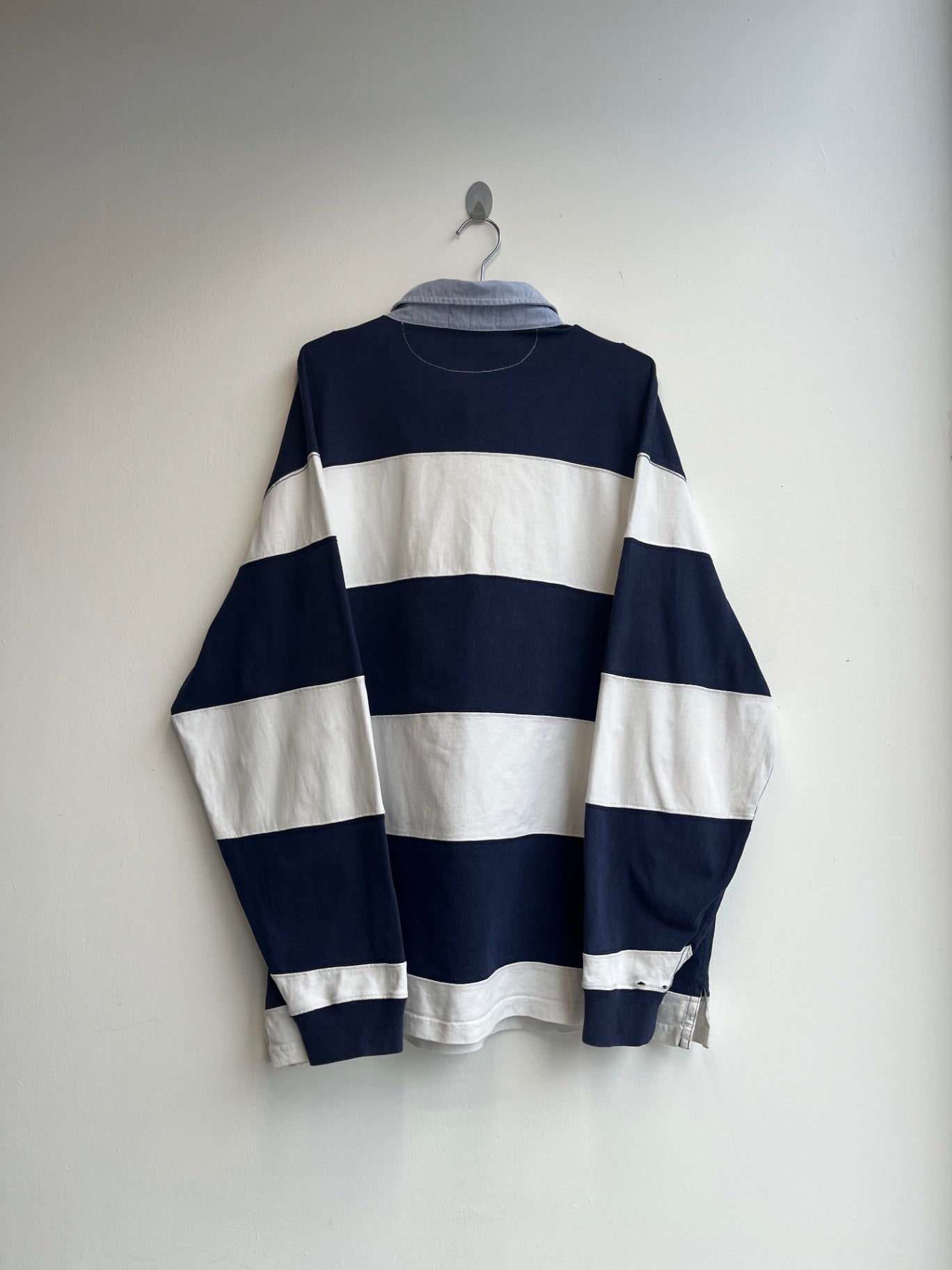 Polo Ralph Lauren Navy and White Rugby Shirt