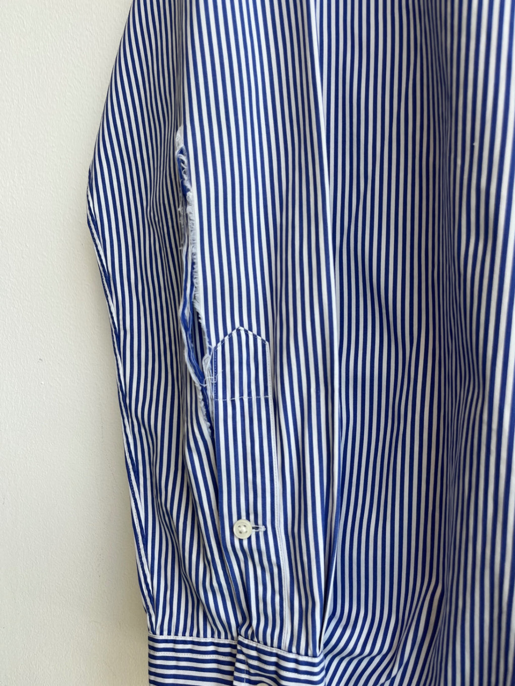 Ralph Lauren Blue Striped Custom Shirt