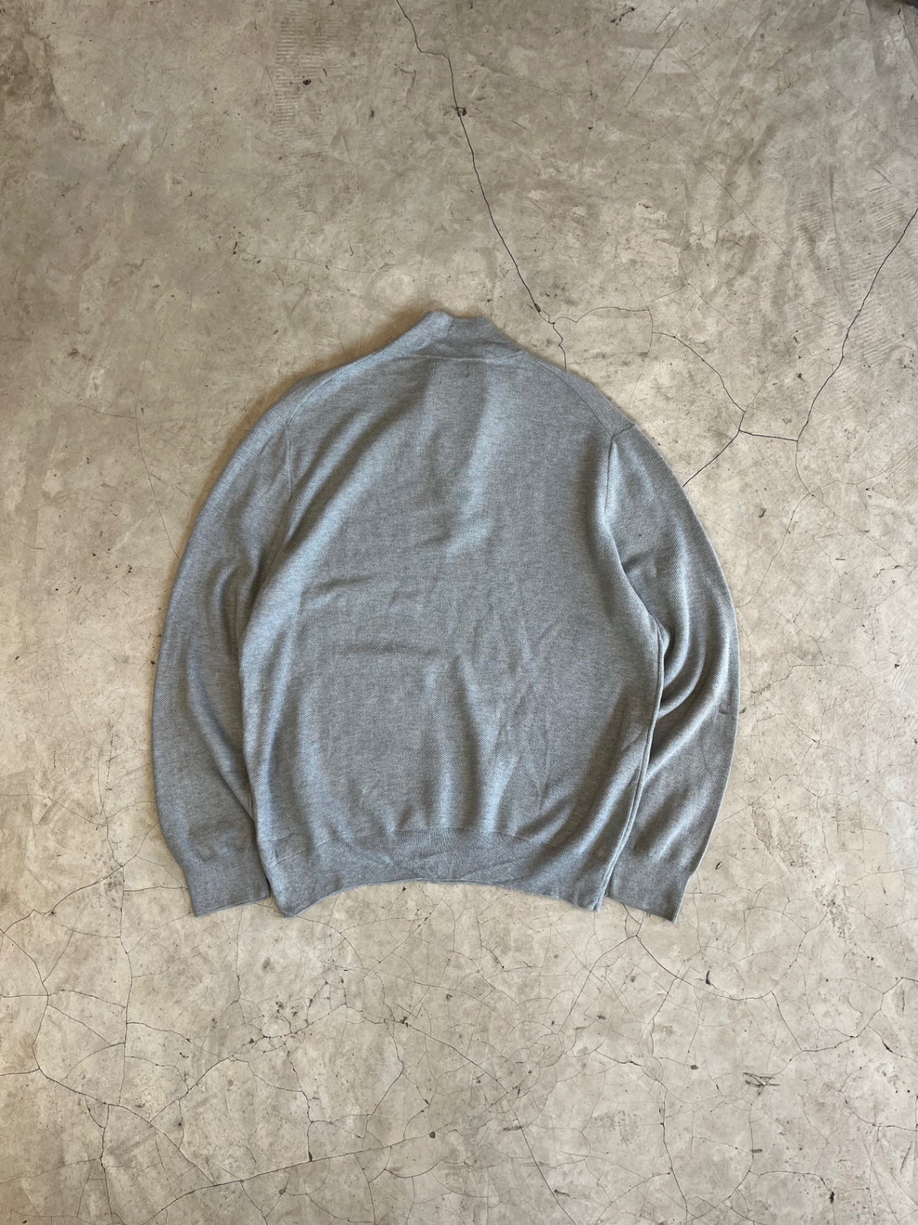 Grey RL 1/4 Zip