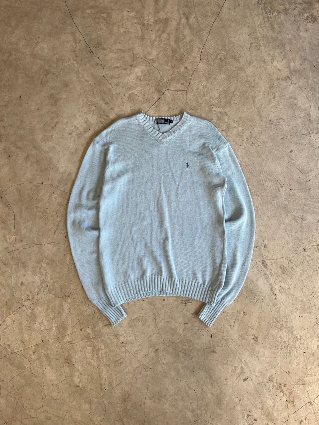 Polo Ralph Lauren Light Blue Knit Crewneck